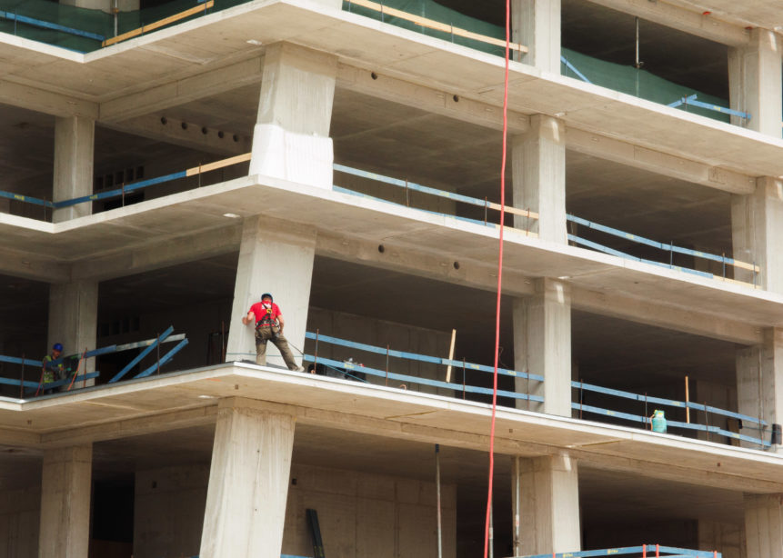 Estrutura de concreto em construção — imagem ilustrativa